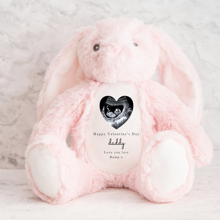 Personalised Baby Scan Happy Valentine's Day Soft Toy