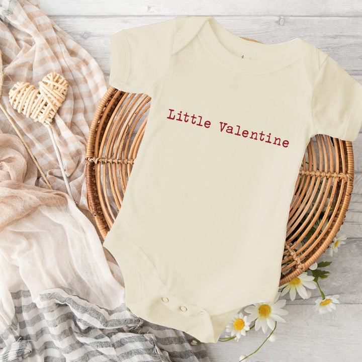 Little Valentine Beige Babygrow/Vest