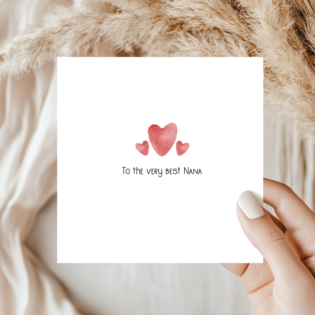 To The Very Best Nana Mother's Day Card