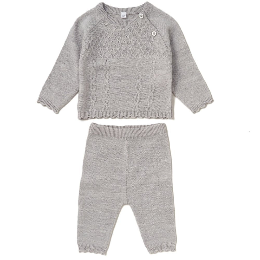 Baby Unisex Knitted 2 Piece Outfit