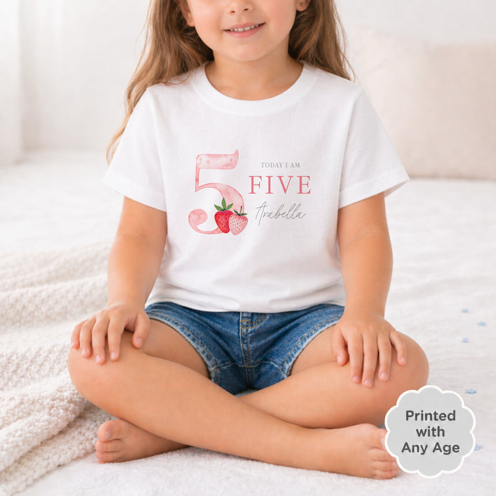 Personalised Red Strawberries Any Age It&