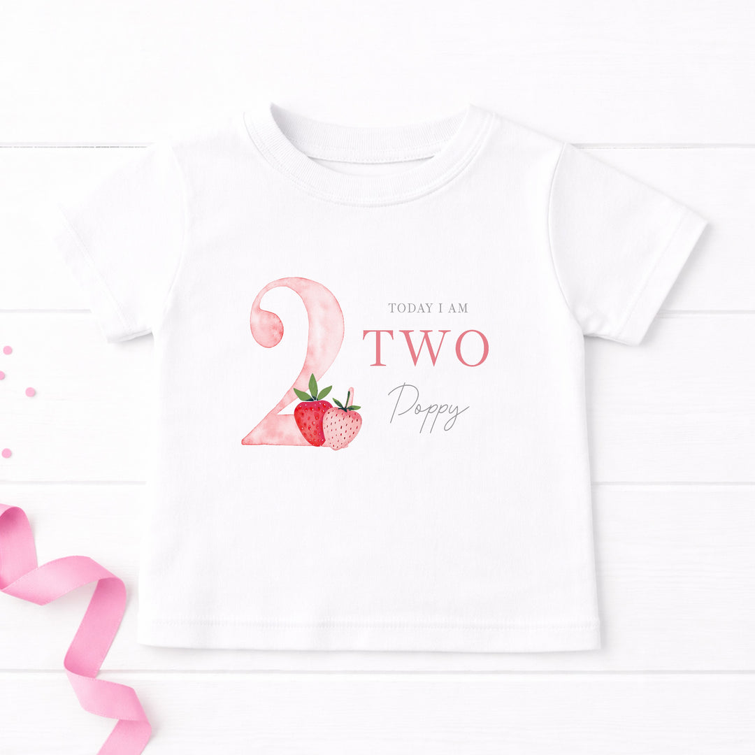 Personalised Red Strawberries Any Age It&