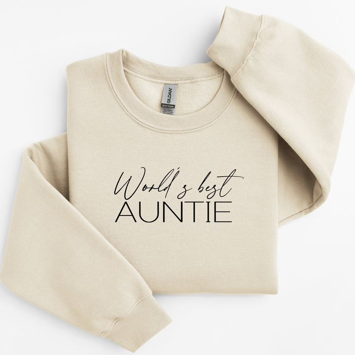 Worlds Best Auntie Sweatshirt