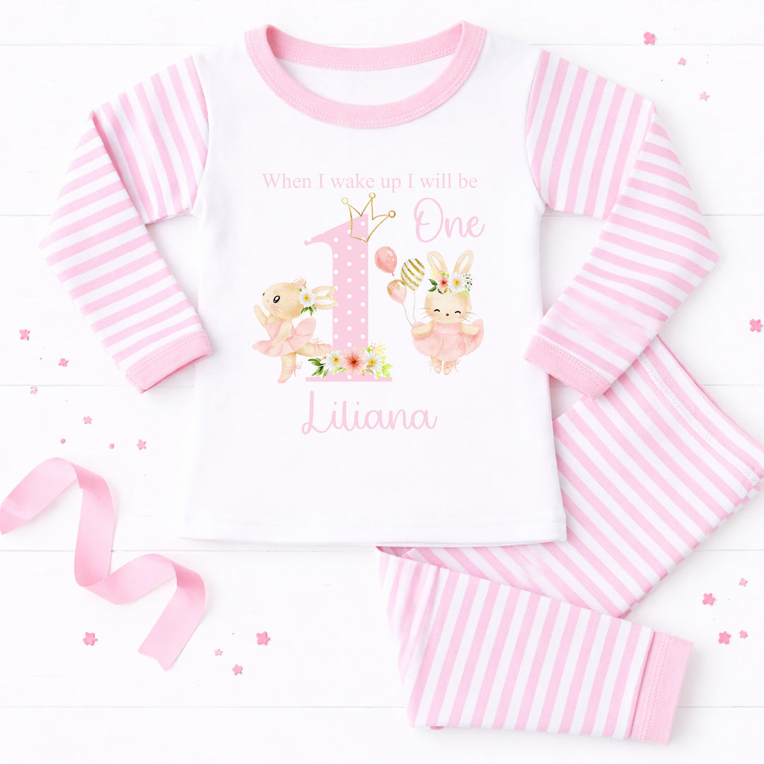 Personalised Ballerina Bunny When I Wake Up I&