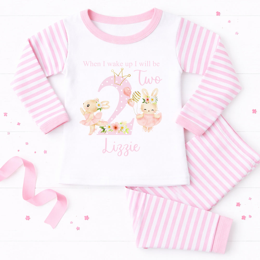 Personalised Ballerina Bunny When I Wake Up I&