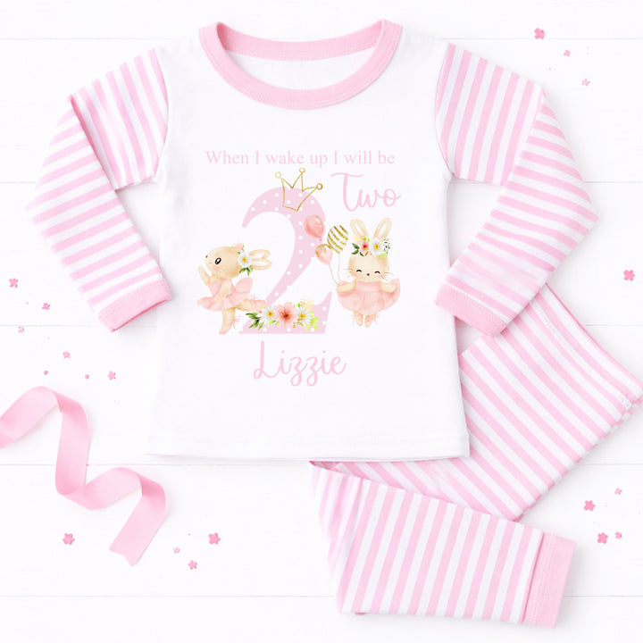 Personalised Ballerina Bunny When I Wake Up I&