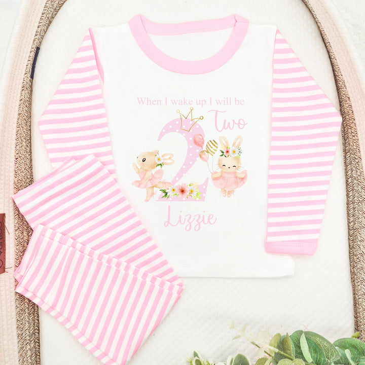 Personalised Ballerina Bunny When I Wake Up I&