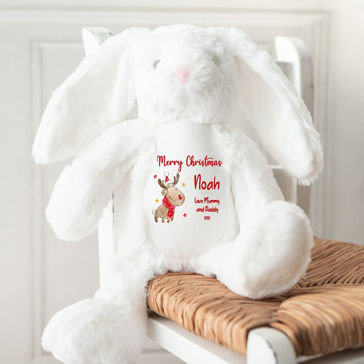 Personalised Christmas Reindeer Teddy