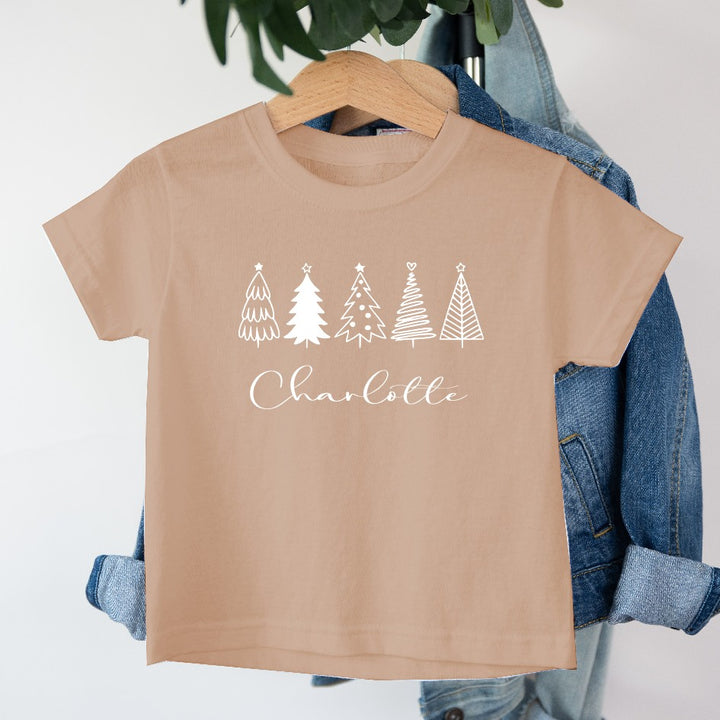 Personalised White Christmas Children's T-shirt