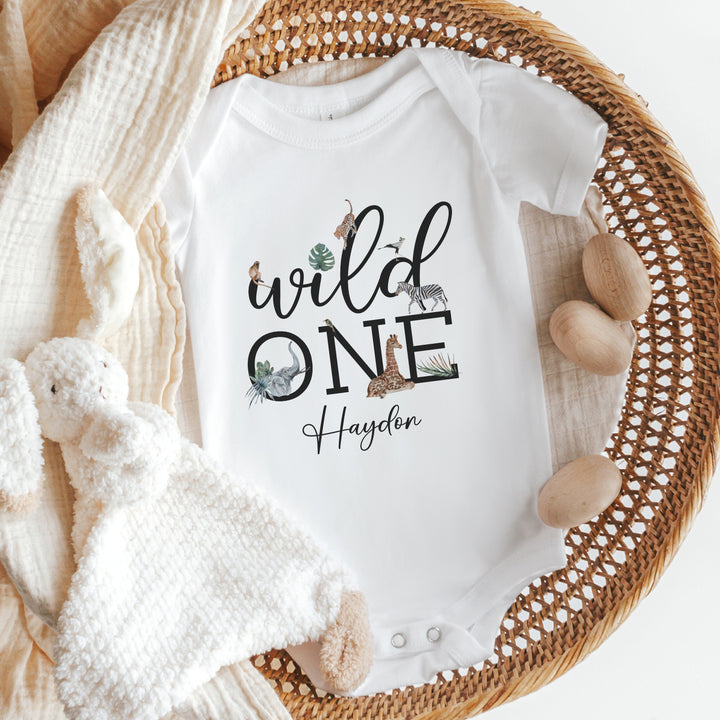 Personalised Wild One First Birthday Vest