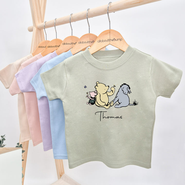 Personalised Pooh Bear Children's T-shirt