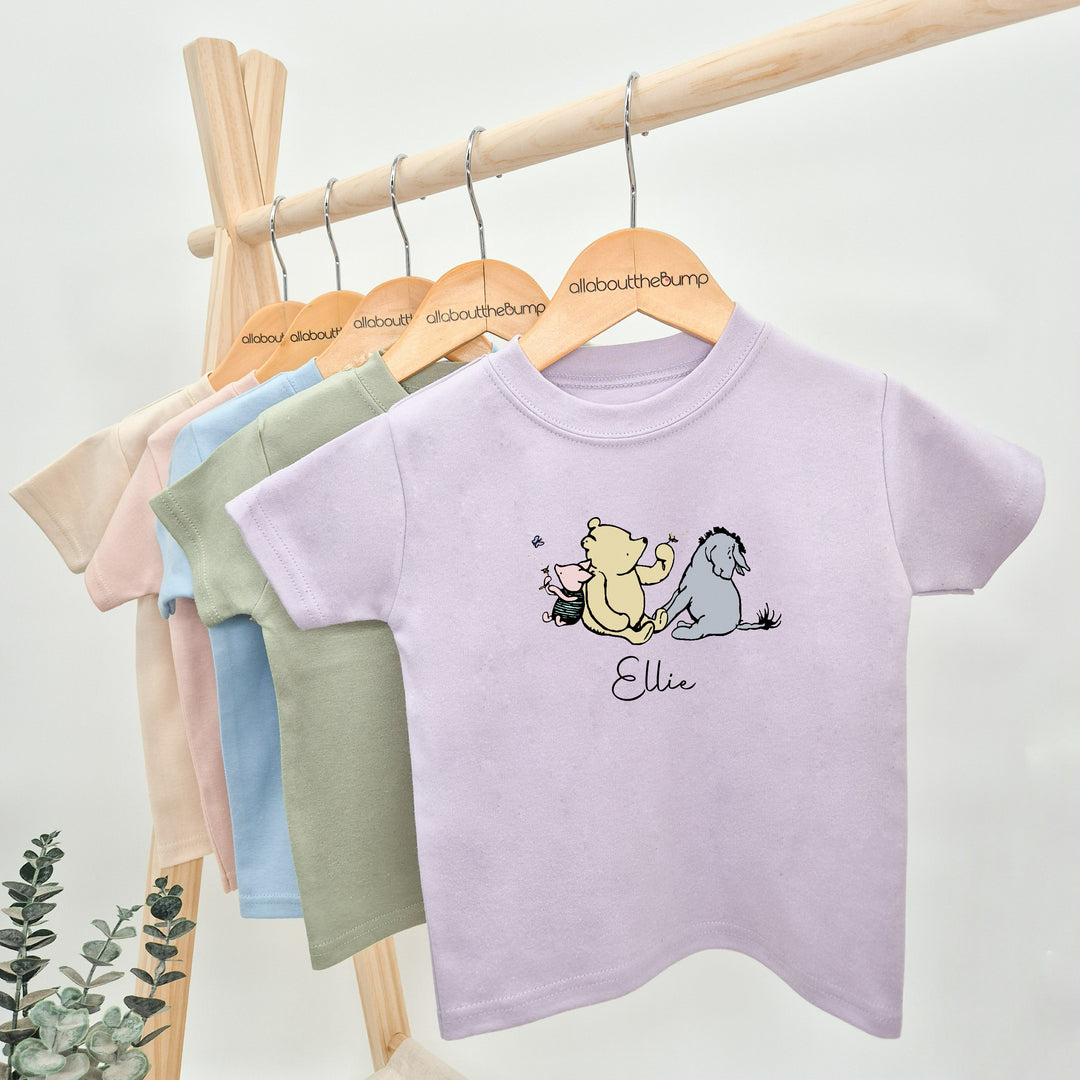 Personalised Pooh Bear Children's T-shirt