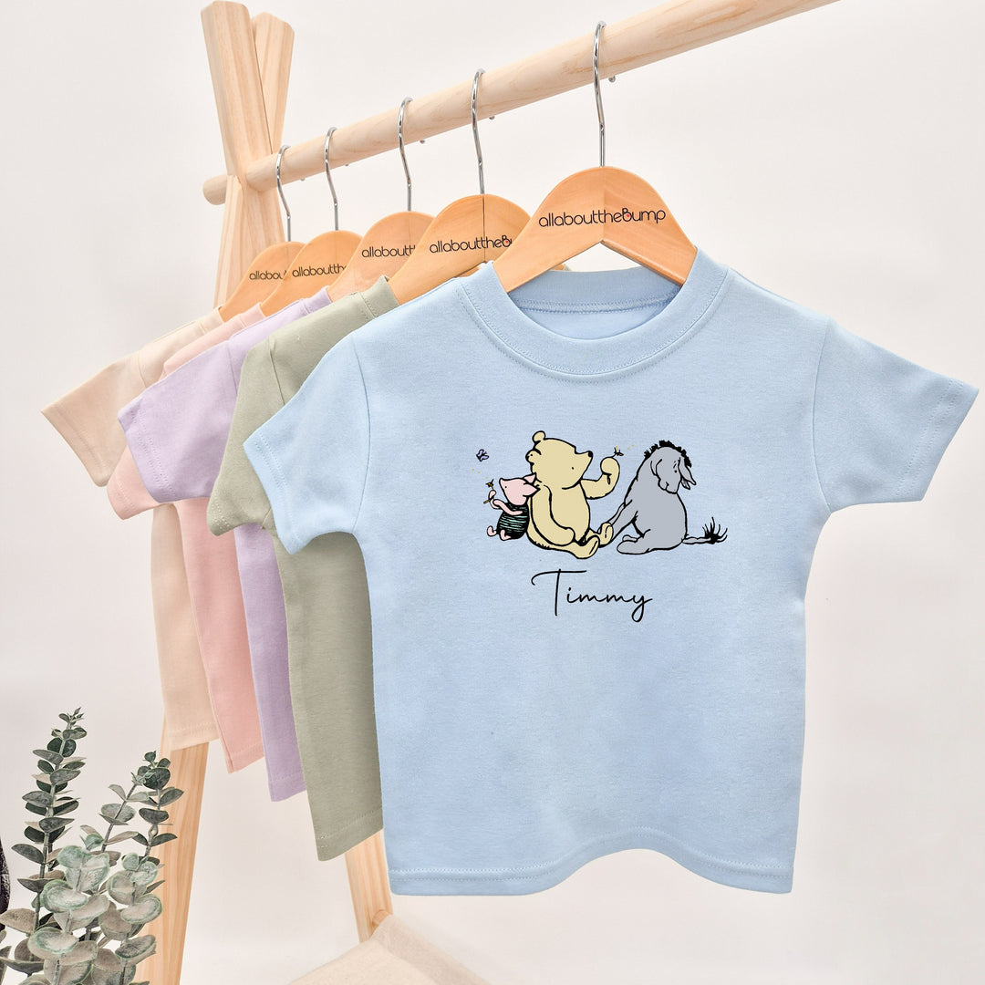 Personalised Pooh Bear Children's T-shirt