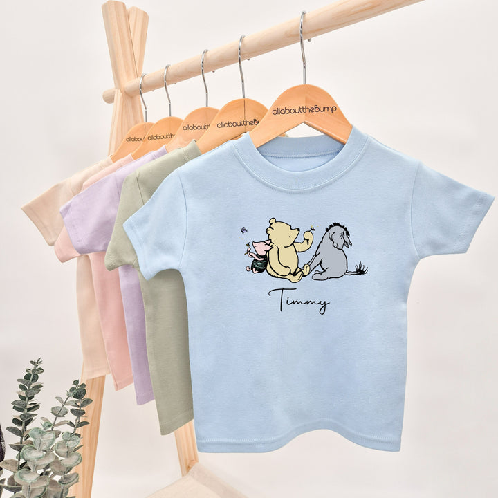 Personalised Pooh Bear Children's T-shirt