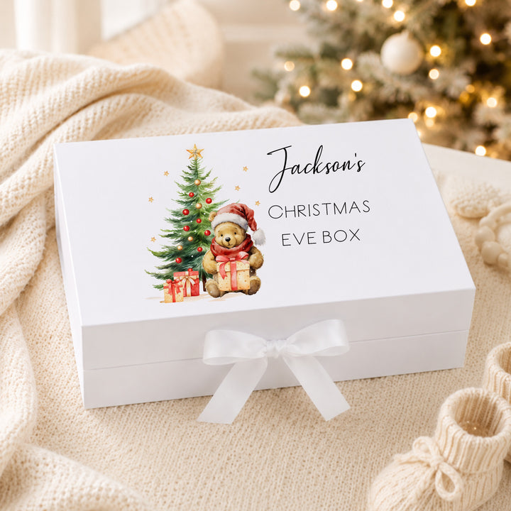 Personalised Pooh Bear Christmas Eve Box