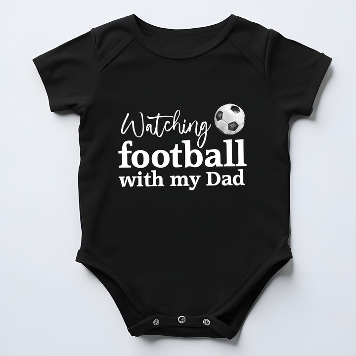 Watching the Football Dad and Baby Matching Set