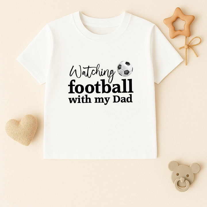 Watching the Football Dad and Baby Matching Set