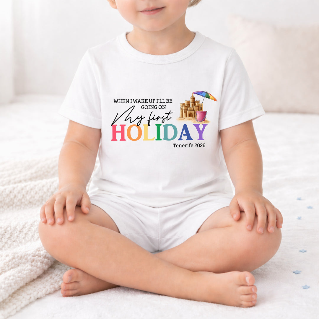 Personalised Rainbow When I Wake Up I&
