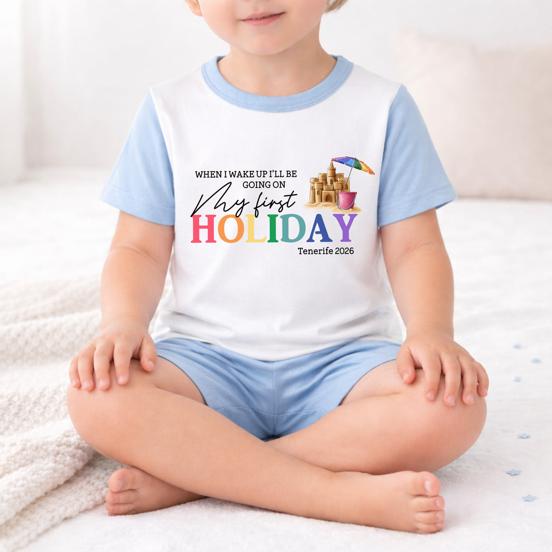 Personalised Rainbow When I Wake Up I&