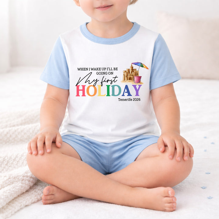 Personalised Rainbow When I Wake Up I&