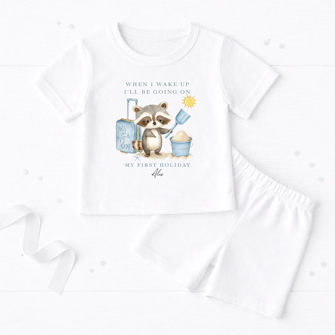 Personalised Blue Animal When I Wake Up I&