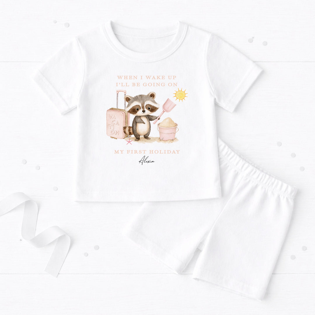 Personalised Pink Animal When I Wake Up I&