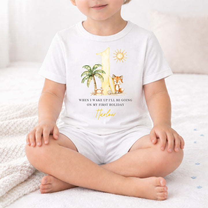 Personalised Yellow Crab When I Wake Up I&