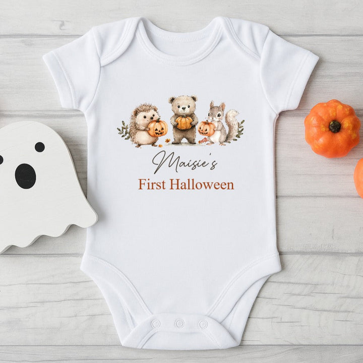 Personalised My First Halloween Babygrow/Vest/Bib