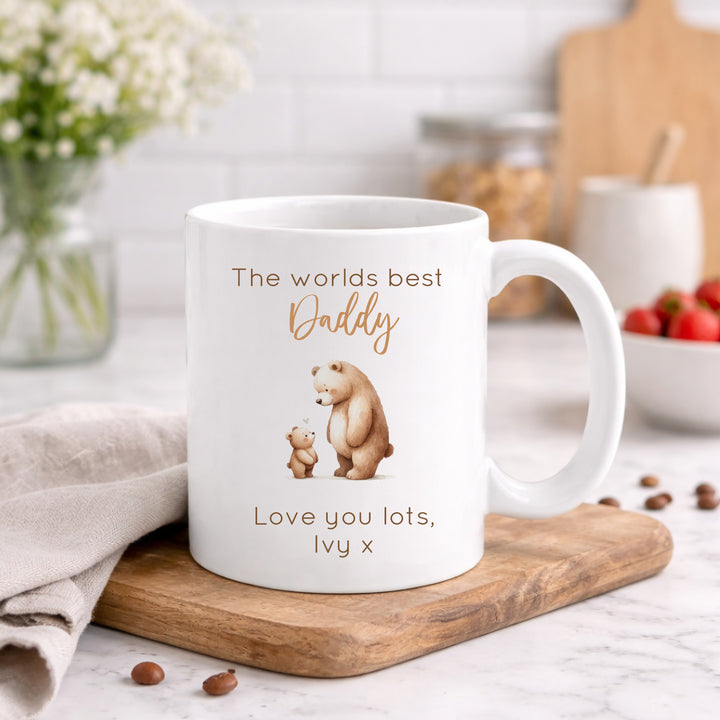 Personalised Bears World's Best Daddy Mug