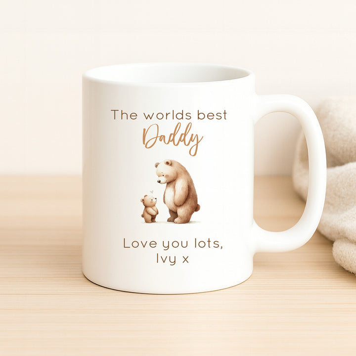 Personalised Bears World's Best Daddy Mug