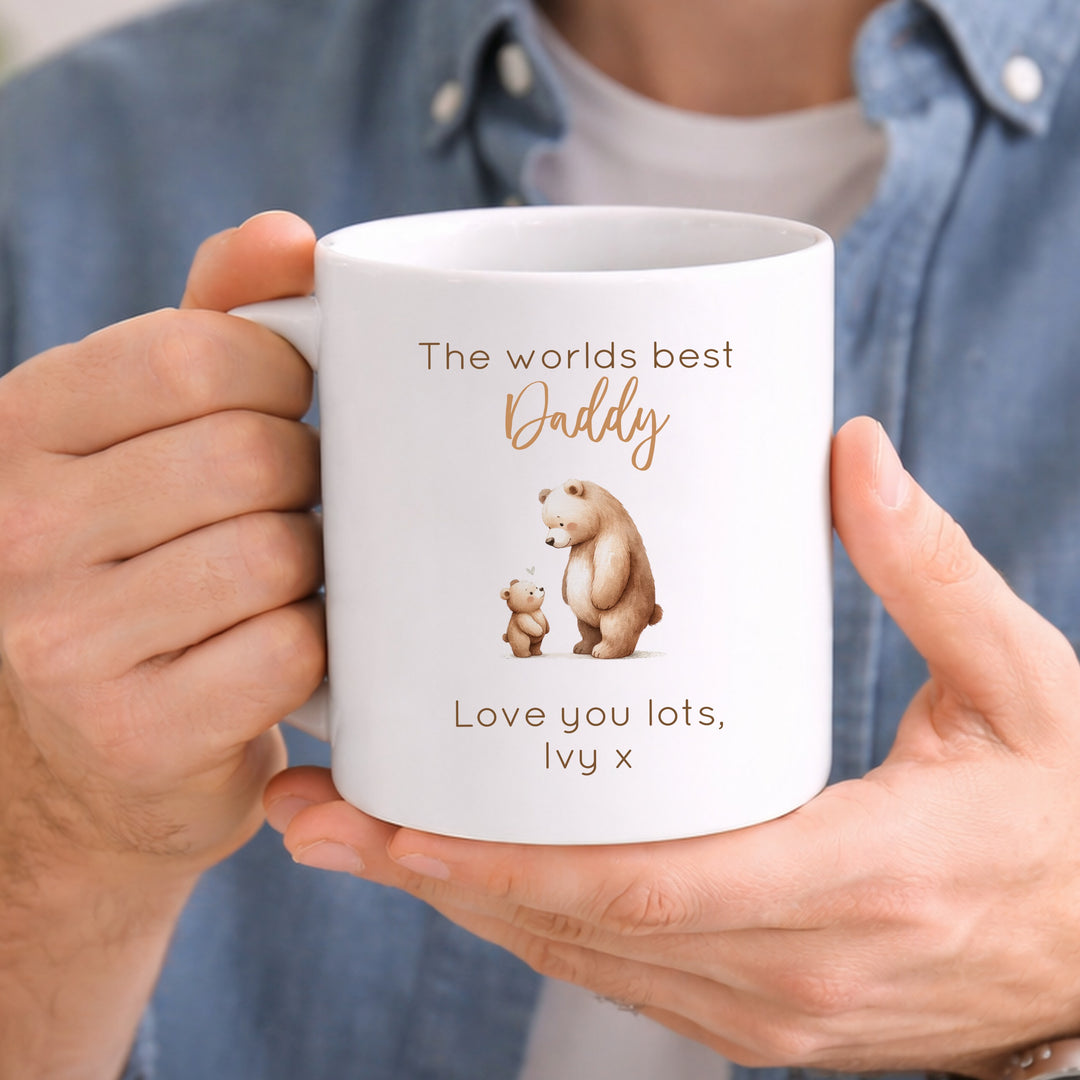 Personalised Bears World's Best Daddy Mug