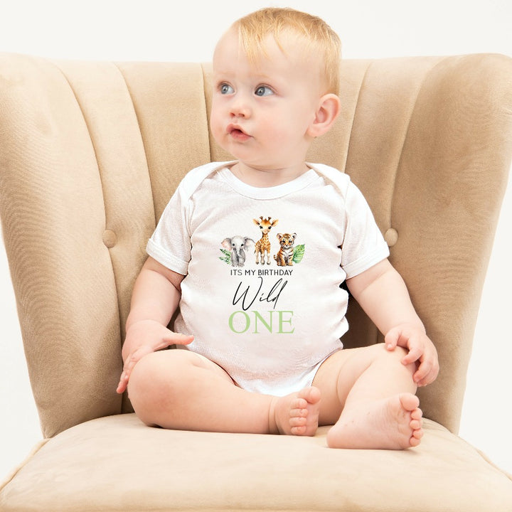 Wild One Jungle Birthday Vest