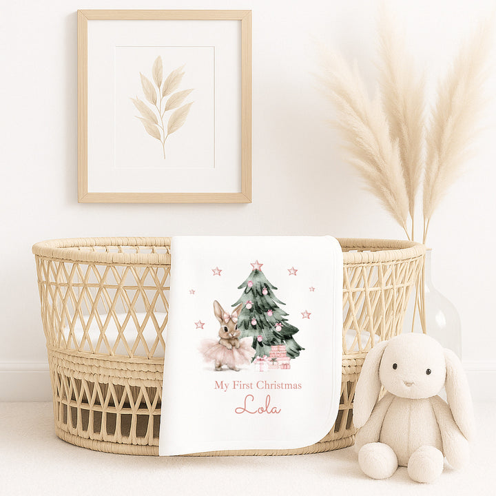 Personalised Pink Ballerina My First Christmas Gift Set