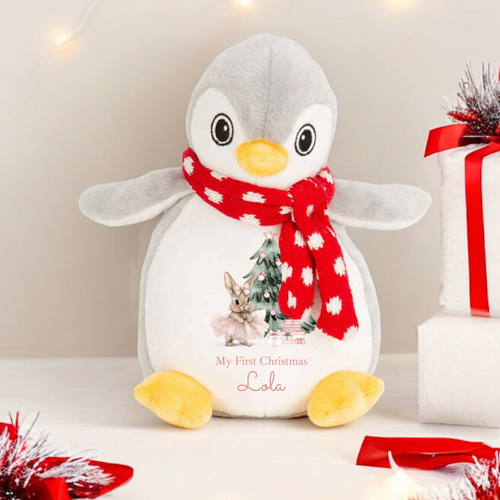Personalised Ballerina Bunny Christmas Reindeer/Penguin/Bunny