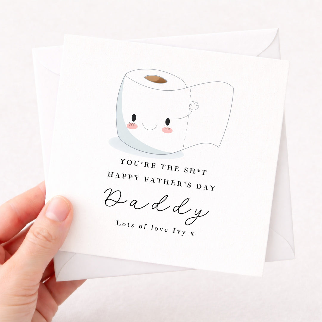 Personalised You're The Best Daddy Father's Day Card
