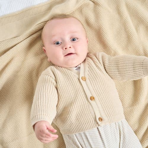 Personalised Embroidered Knitted Cardigan