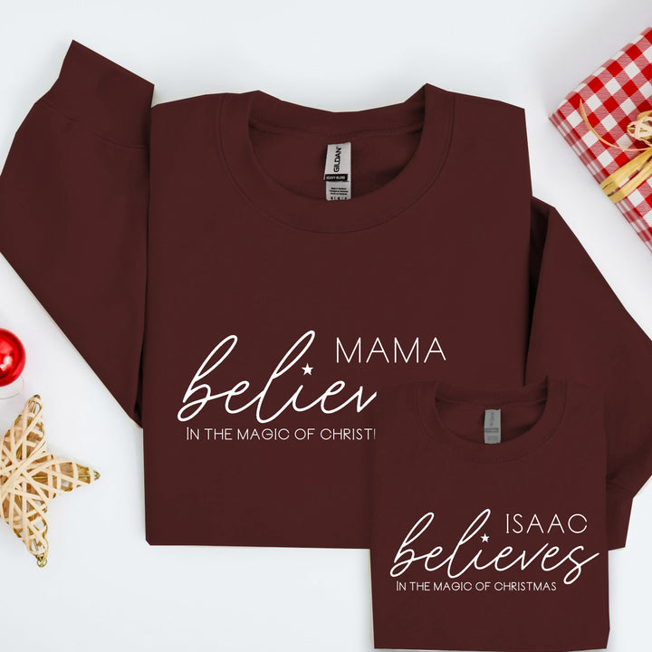 Personalised Family Matching Claus Christmas Sweatshirt