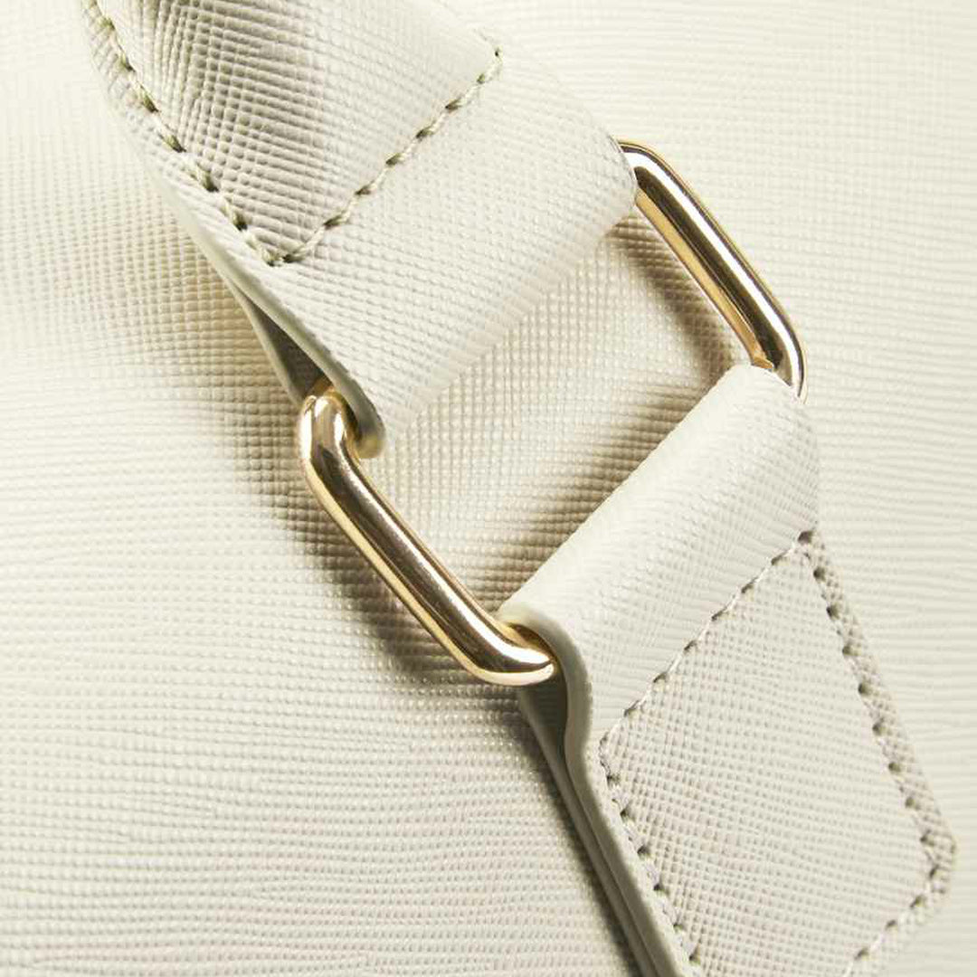 Cream Leather Hospital Bag