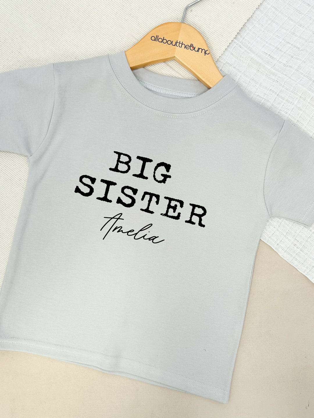 Big Brother/Sister Sibling Matching T-shirt and Babygrow