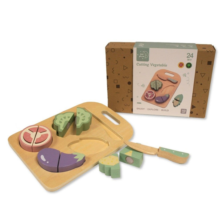 Wooden 10 Piece Vegetable Cutting Board