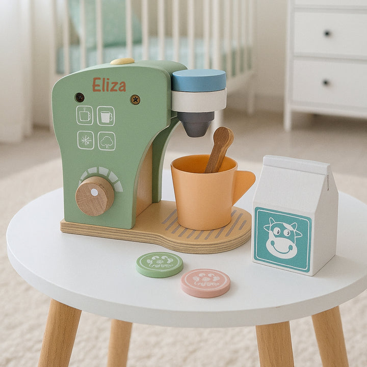 Wooden Educational Coffee Maker Set Toy (6 pcs)