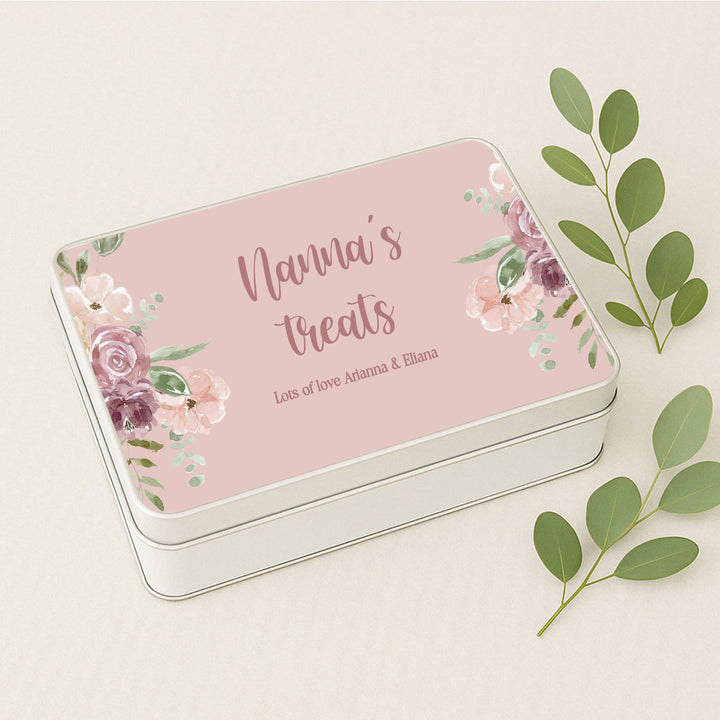 Personalised Dusky Treat Tin
