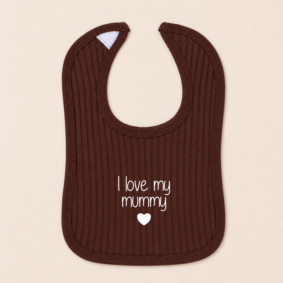 Chocolate I Love My Mummy 3 Piece Ribbed Coming Home Outfit