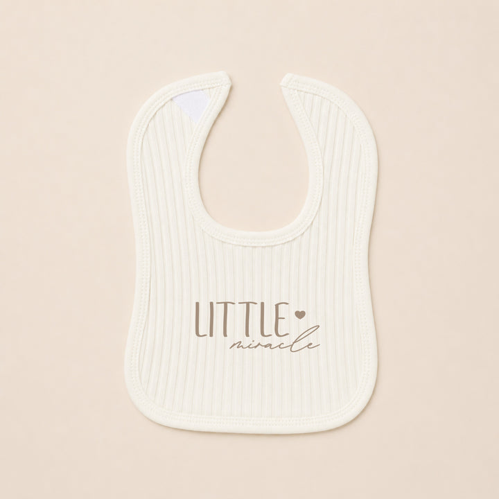 Little Miracle 3 Piece Ribbed Coming Home Outfit
