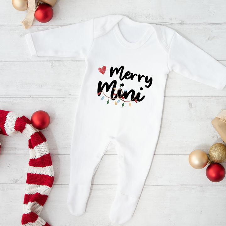 Christmas Merry Mum & Mini Sweatshirt/Babygrow