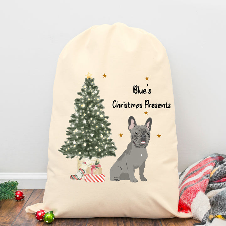 Personalised Dog's Christmas Present Sack