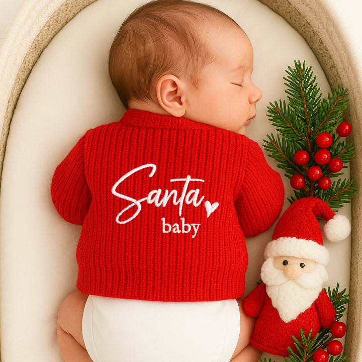 Santa Baby Christmas Cardigan