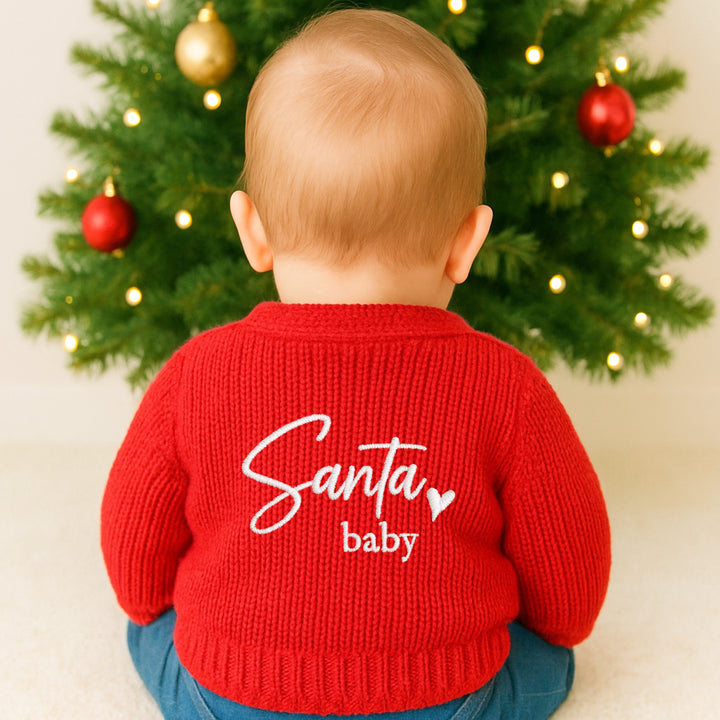 Santa Baby Christmas Cardigan