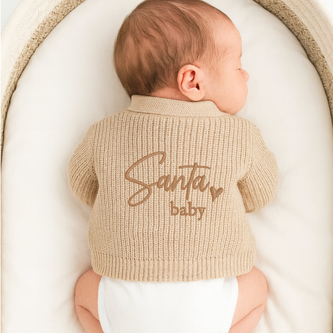 Santa Baby Christmas Cardigan