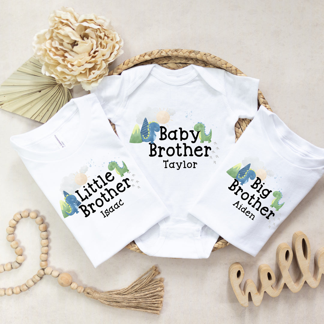 Personalised Dino Sibling Matching Outfits – allaboutthebump